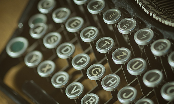 A Writer's typewriter